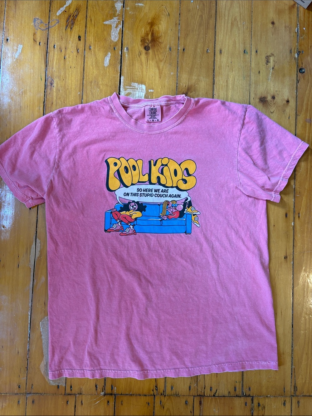 Pink Pool Kids Band T-Shirt